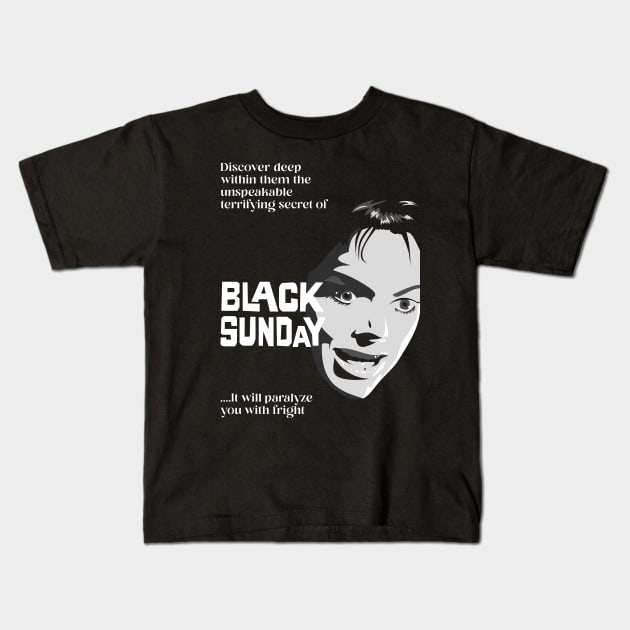 Black Sunday (1960) Kids T-Shirt by MonoMagic